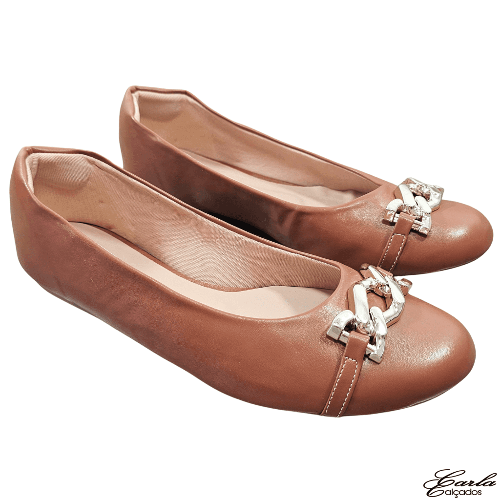 Sapatilha Caramelo Fivela Numeração Especial Sapatilha Caramelo Fivela Numeração Especial