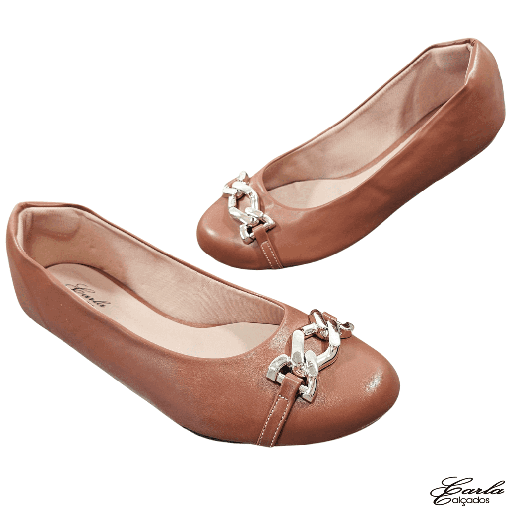 Sapatilha Caramelo Fivela Numeração Especial Sapatilha Caramelo Fivela Numeração Especial