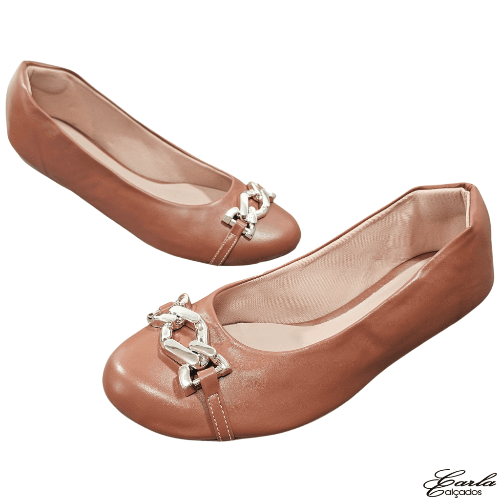 Sapatilha Caramelo Fivela Numeração Especial Sapatilha Caramelo Fivela Numeração Especial