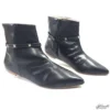 Bota Preta Rasteira Tarraxas Tamanho Grande 41 - 42- 43 - 44