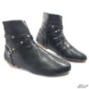 Bota Preta Rasteira Bico Redondo Tamanho Grande 41 ao 44