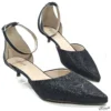 Scarpin Salomé 3cm Preto Brilho Tamanho Especial
