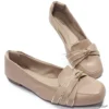 Sapatilha Mocassim Nude Tamanho Especial