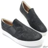 Slip On Preto Brilho Tamanho Especial 41 ao 44