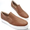 Slip On Caramelo Tresse Tamanho Especial 41 ao 44