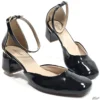 Scarpin 5cm Slingback Salomé Preto Tamanho Especial