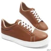 Tênis Casual Caramelo Tresse Tamanho Especial 41 ao 44