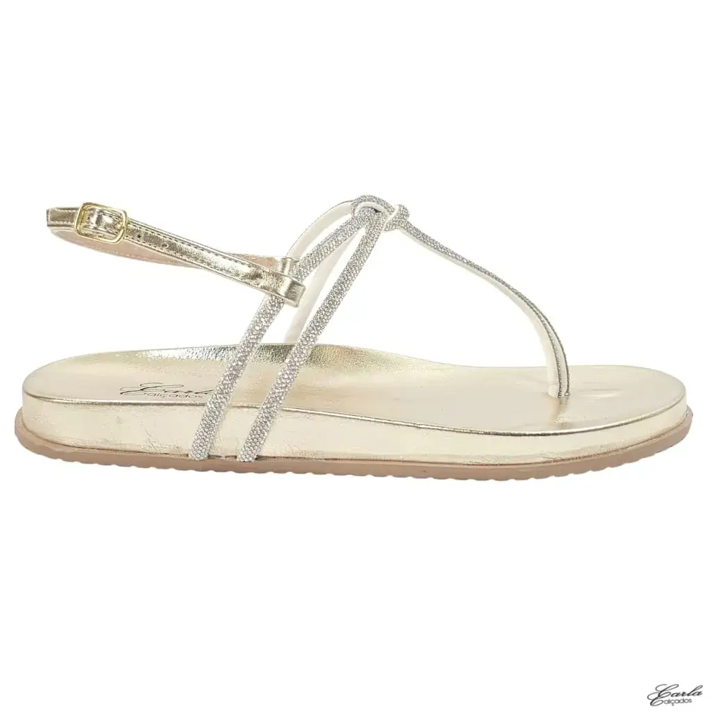 Papete Ouro Light Strass Tamanho Especial
