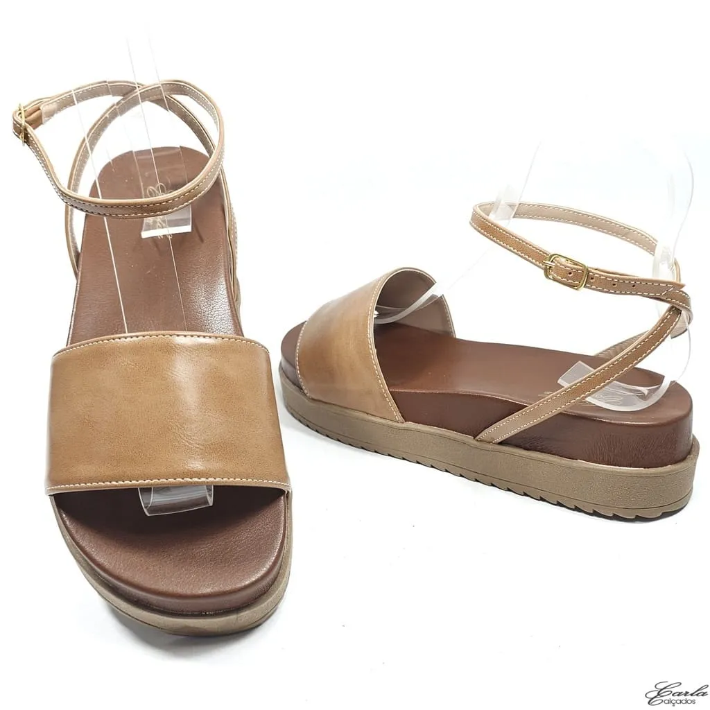 Plataforma Papete Boho Chic Slide Bege Tamanho Especial Plataforma Papete Boho Chic Slide Bege Tamanho Especial