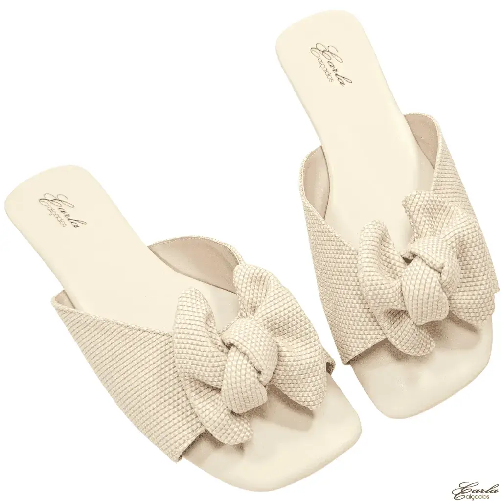 Rasteirinha Juta Laço Tamanho Especial 41 ao 44