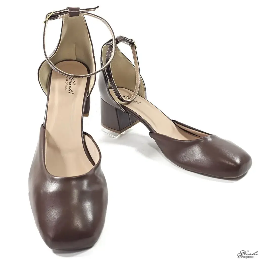 Scarpin 5cm Slingback Salomé Mocha Mousse Tamanho Especial Scarpin 5cm Slingback Salomé Mocha Mousse Tamanho Especial