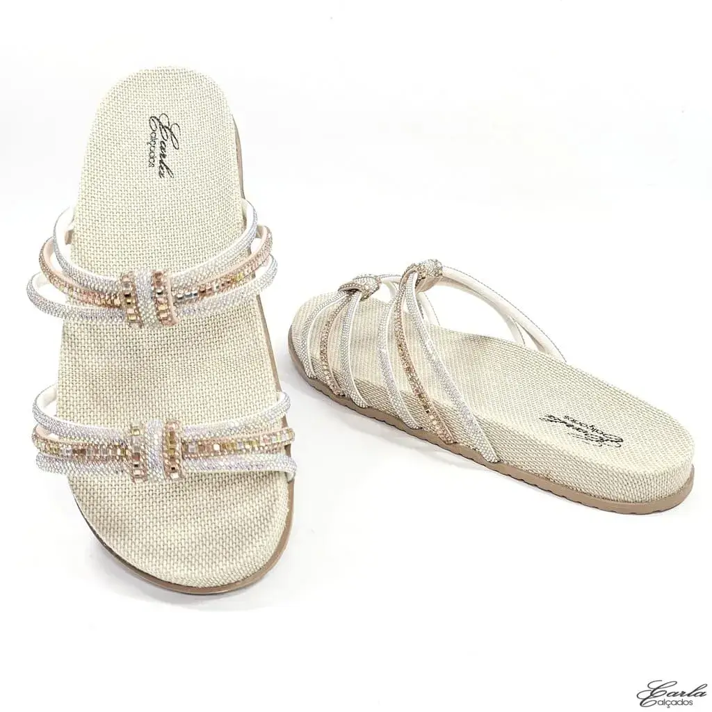 Papete Juta Natural Tiras Strass e Pedraria Bronze Tamanho Especial Papete Juta Natural Tiras Strass e Pedraria Bronze Tamanho Especial