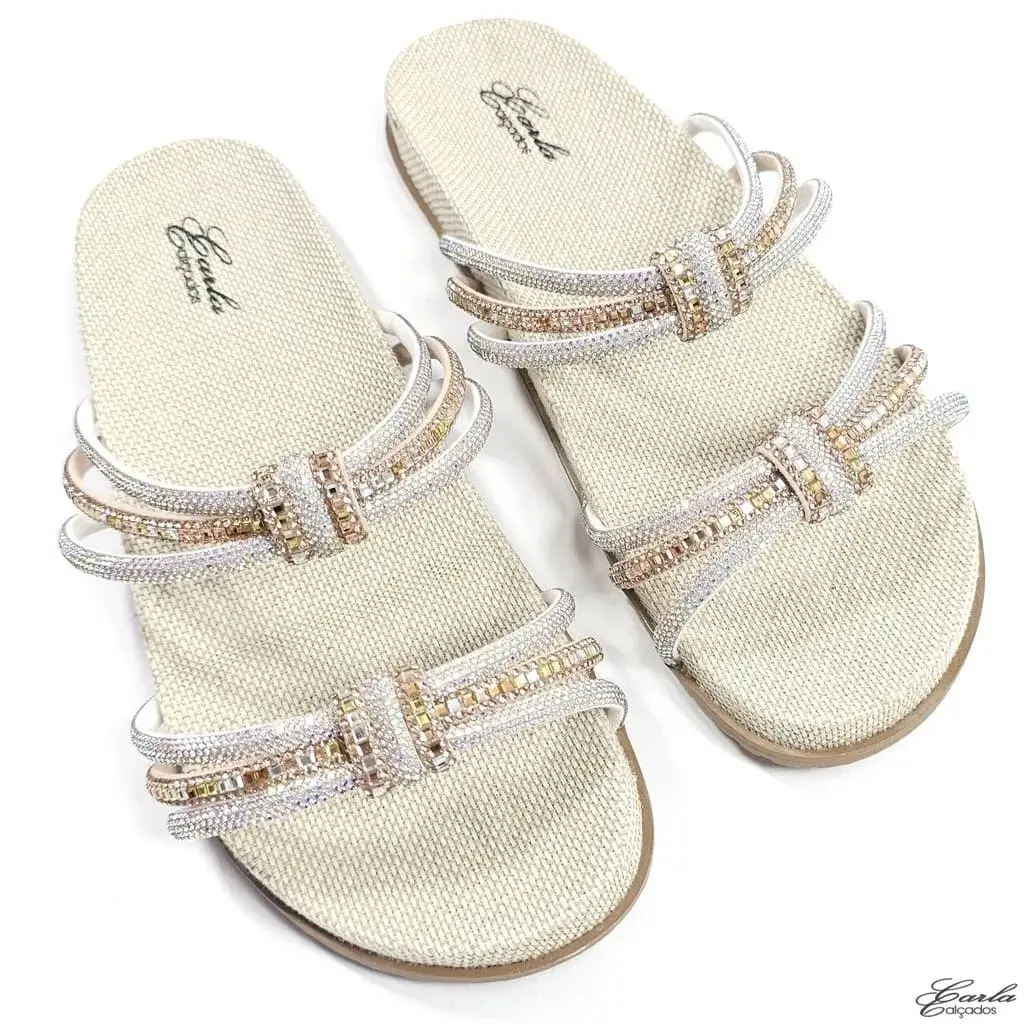 Papete Juta Natural Tiras Strass e Pedraria Bronze Tamanho Especial Papete Juta Natural Tiras Strass e Pedraria Bronze Tamanho Especial