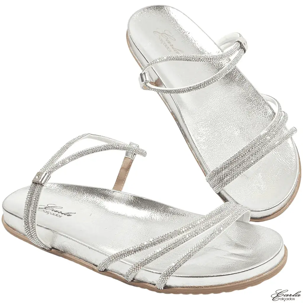 Papete Metalizada Prata Strass Furta-Cor Tamanho Especial