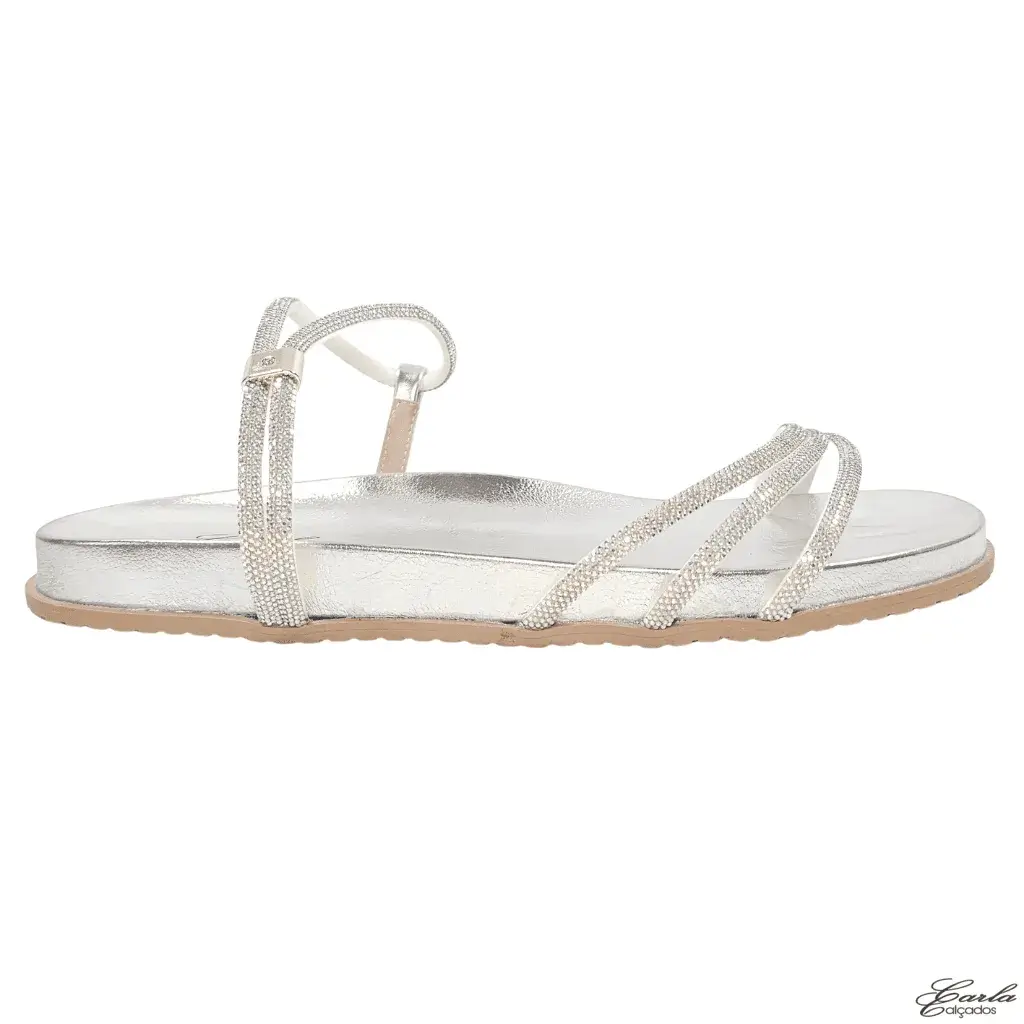 Papete Metalizada Prata Strass Furta-Cor Tamanho Especial