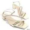 Sandália Salto 3cm Metalizada Dourada Strass Tamanho Especial