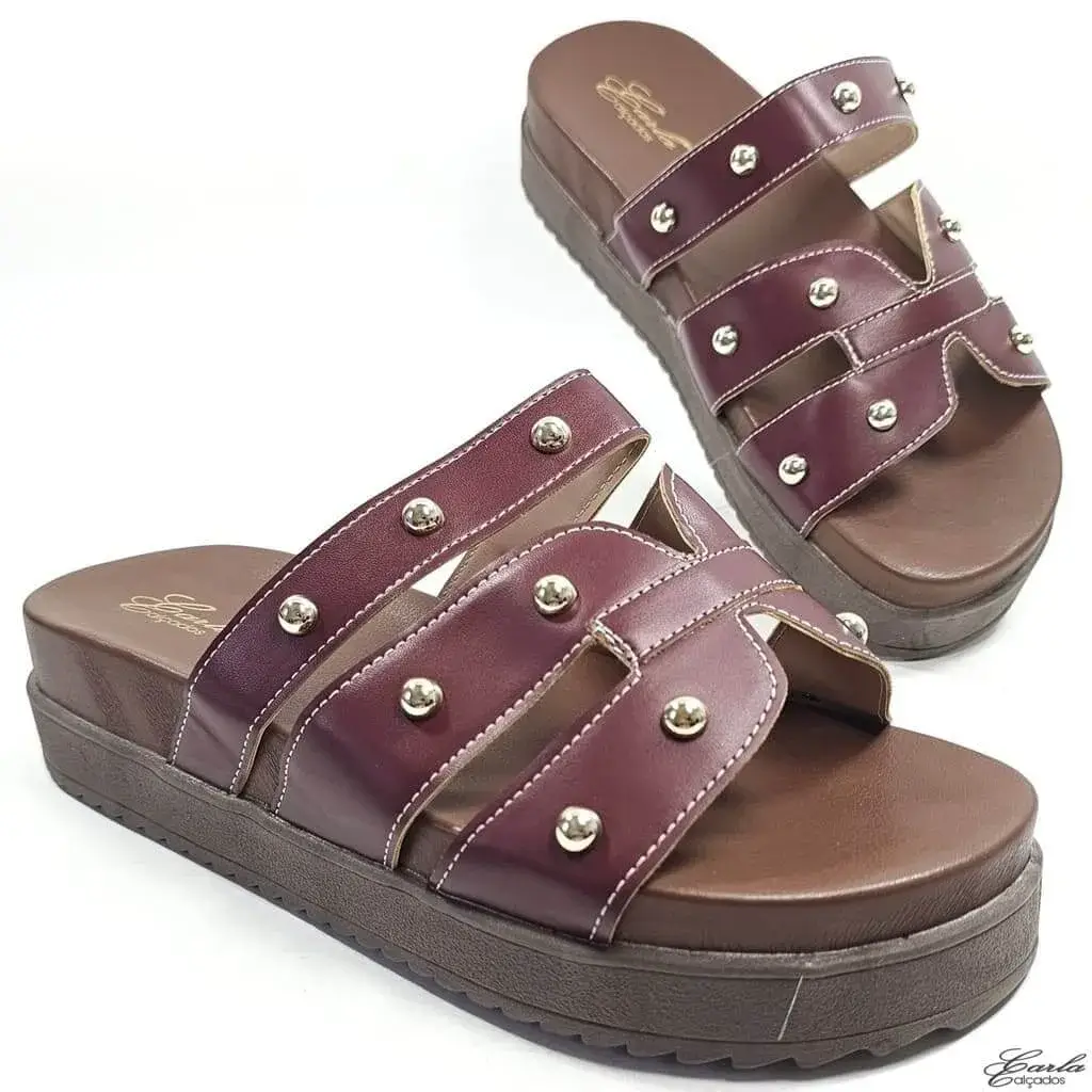 Papete Plataforma Hibisco Boho Chic Tamanho Especial Papete Plataforma Hibisco Boho Chic Tamanho Especial