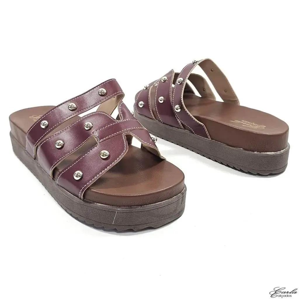 Papete Plataforma Hibisco Boho Chic Tamanho Especial Papete Plataforma Hibisco Boho Chic Tamanho Especial