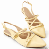 Sapatilha Slingback Numeração Especial 41 42 43 44 Amarela