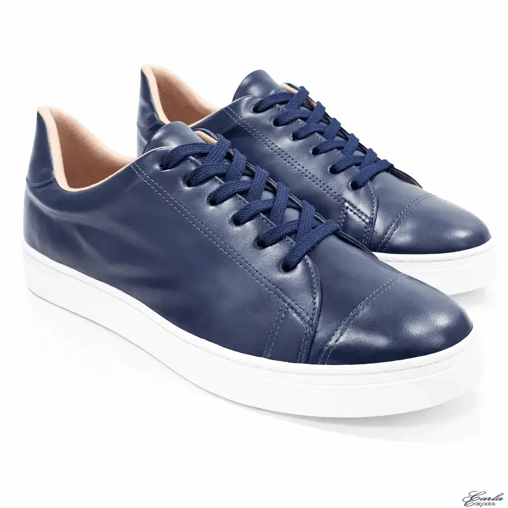 Tênis Casual Marinho Tamanho Especial