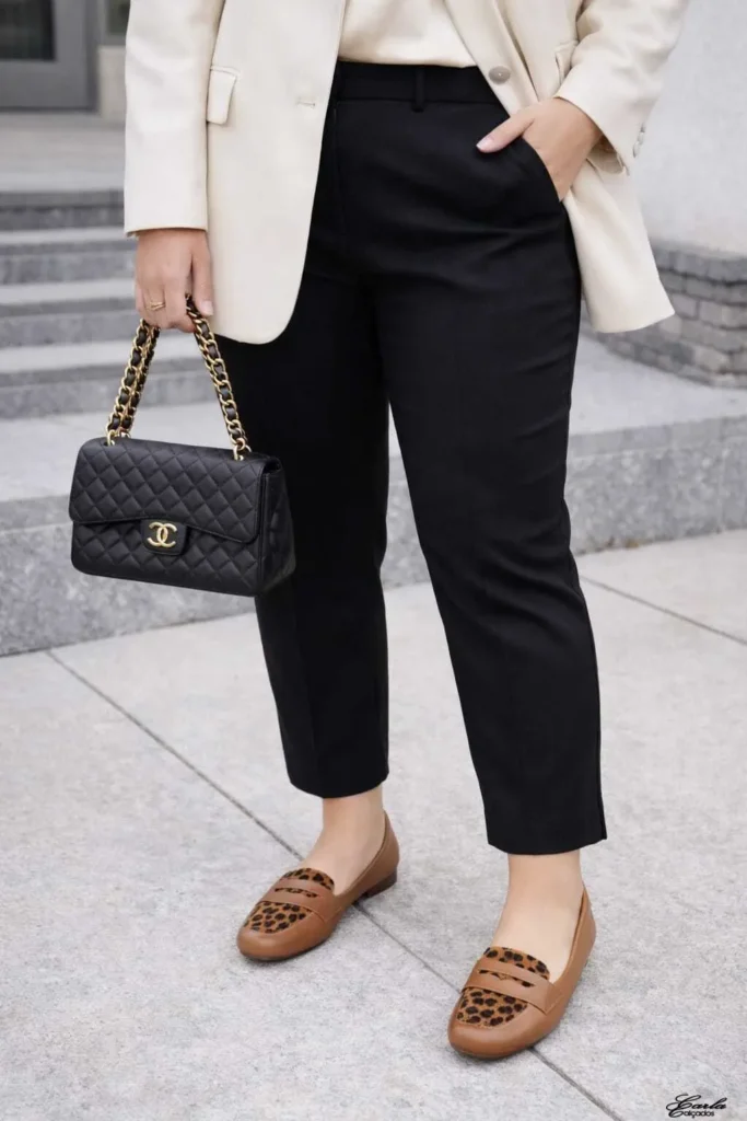 Sapatilha Mocassim Tamanho Grande Caramelo Animal Print