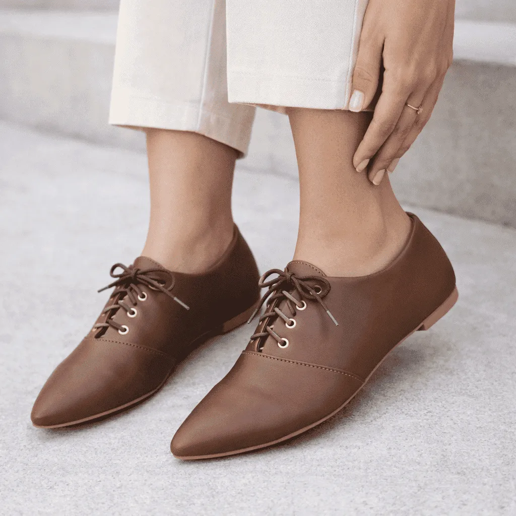 Sapatilha Numeração Especial Oxford (1) Sapatilha Oxford Café Numeração Especial 41 ao 44