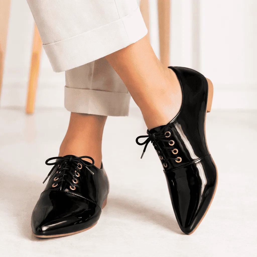 Sapatilha Oxford Preto Numeração Especial 41 ao 44