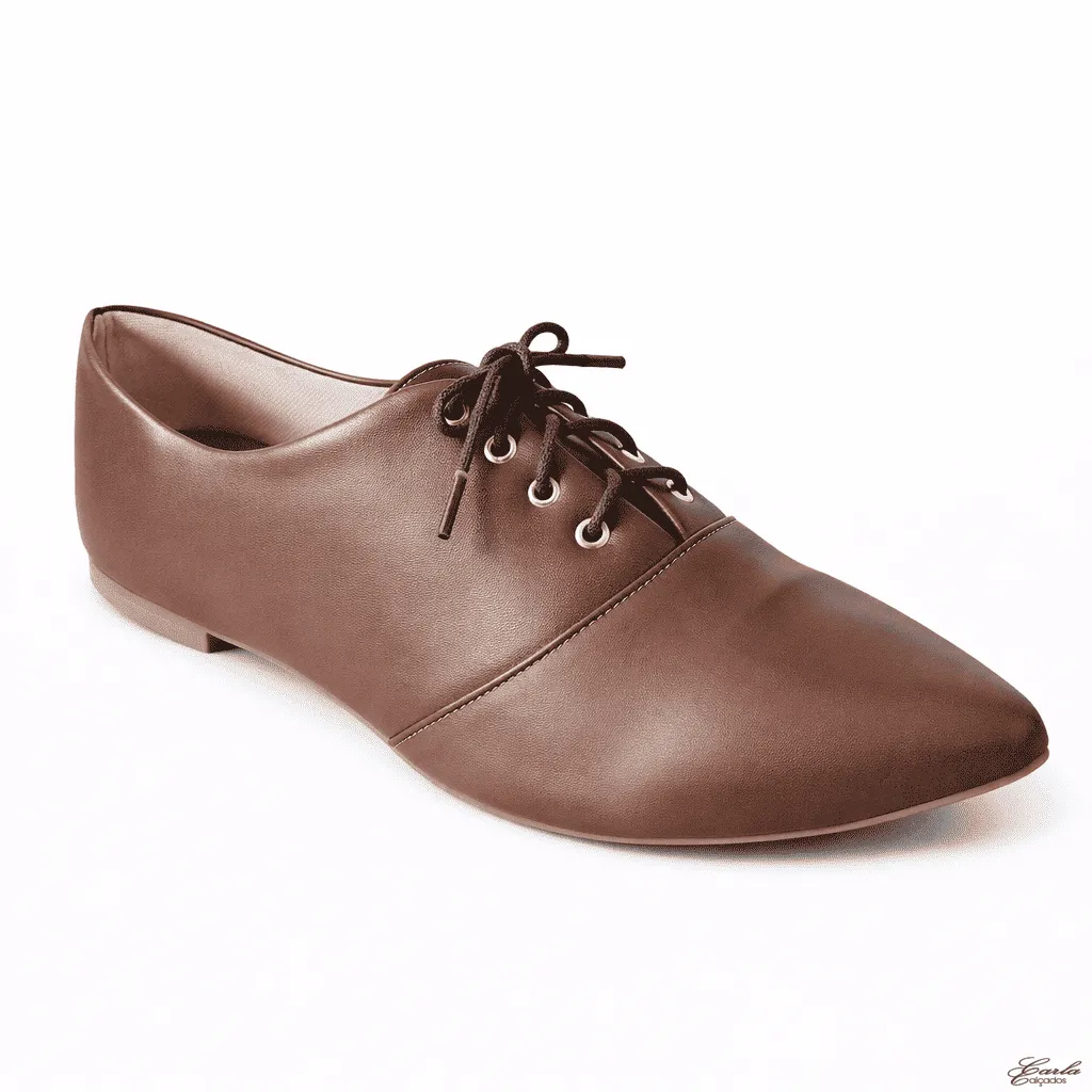 Sapatilha Numeração Especial Oxford (19) Sapatilha Oxford Café Numeração Especial 41 ao 44