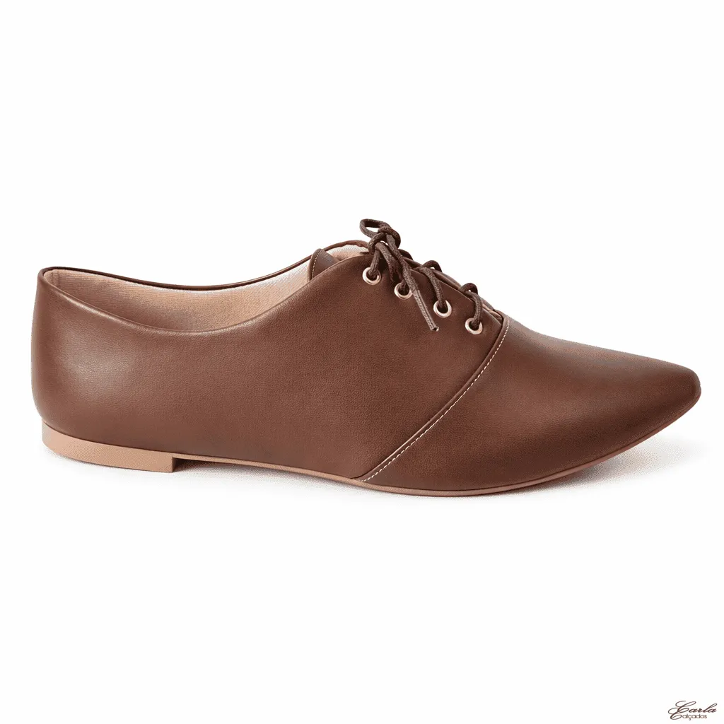 Sapatilha Numeração Especial Oxford (20) Sapatilha Oxford Café Numeração Especial 41 ao 44