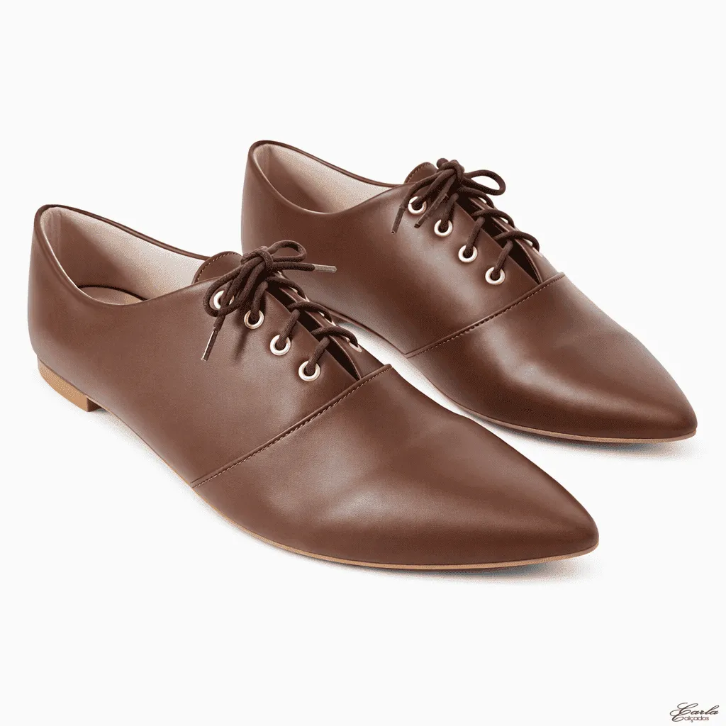 Sapatilha Numeração Especial Oxford (21) Sapatilha Oxford Café Numeração Especial 41 ao 44