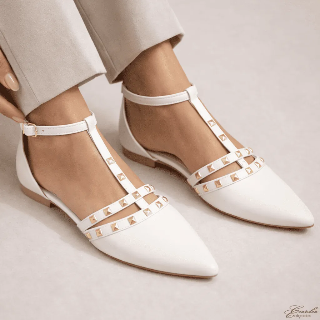 Sapatilha Slingback Numeração Especial Off White Spikes