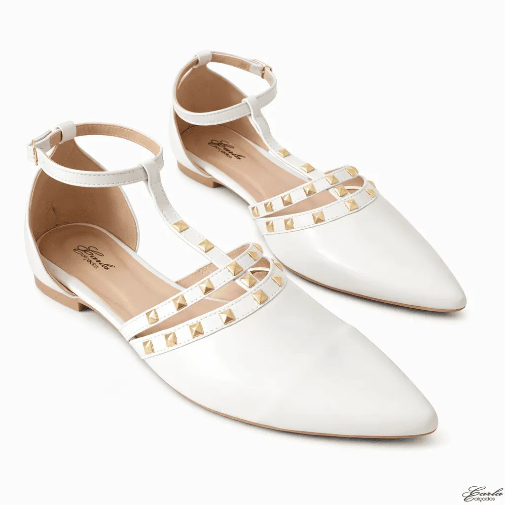 Sapatilha Slingback Numeração Especial Off White Spikes