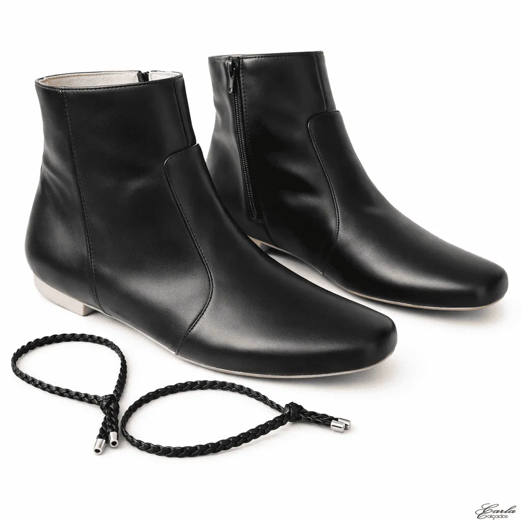 você pode criar uma foto de uma mulher usando esse calçado? com pose fotográfica, para usar no site , precisa ter foco no produto , não alongue o cabedal para não destorcer o produto