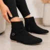 Bota Feminina Tamanho Especial Preta Nobuck